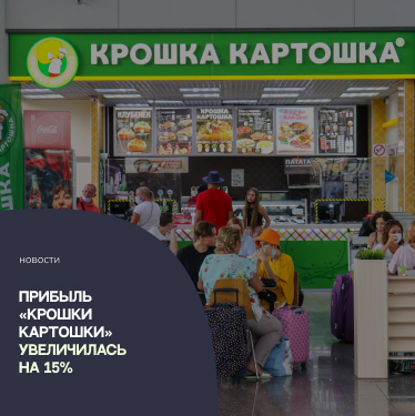 Прибыль «Крошки Картошки» увеличилась на 15%