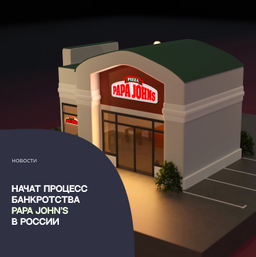 Начат процесс банкротства Papa John’s в России